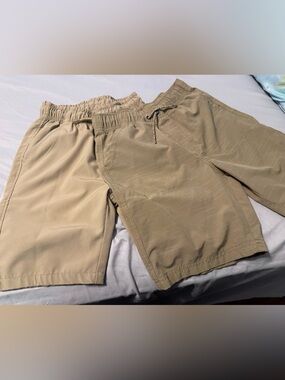 Boys Khaki Shorts Bundle, 2 Pairs - Tony Hawk&Jumping Beans - Size 8 NEVER WORN